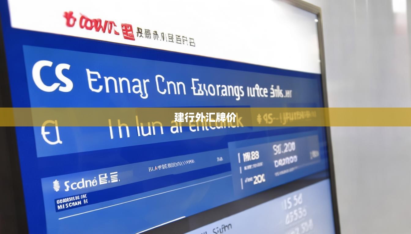 建行外汇牌价